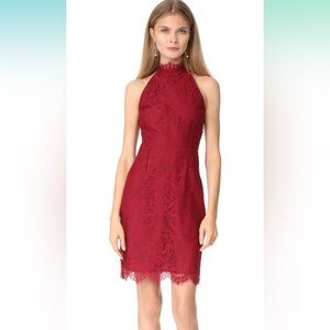 BB DAKOTA Women's Cherie High Neck Lace Shift Dress